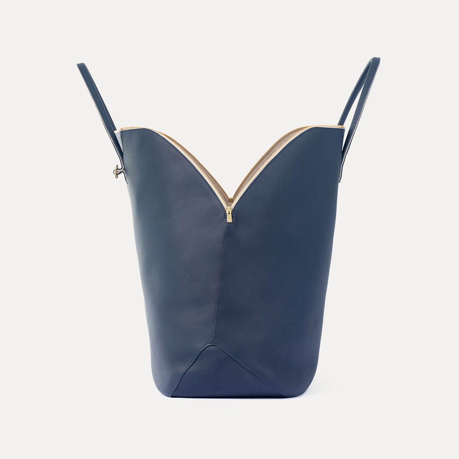 Sac de voyage Pecten Maximus INER marine ouvert, vue de profil
