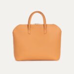 Porte-documents en cuir de veau Interval INER gold, vue de face