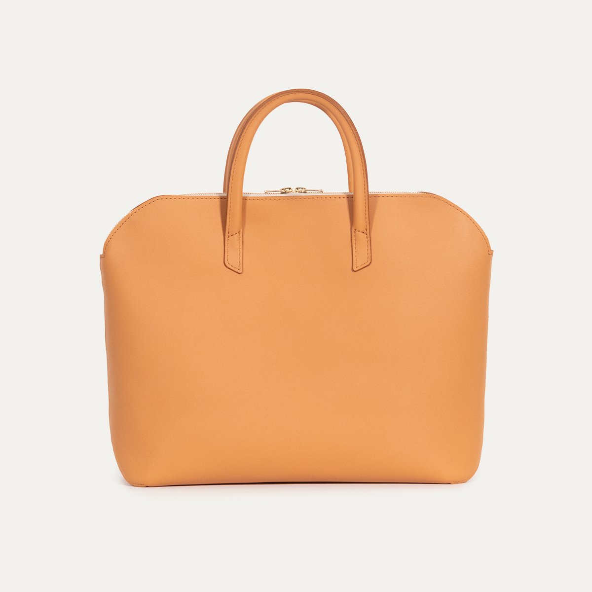 Porte-documents en cuir de veau Interval INER gold, vue de face