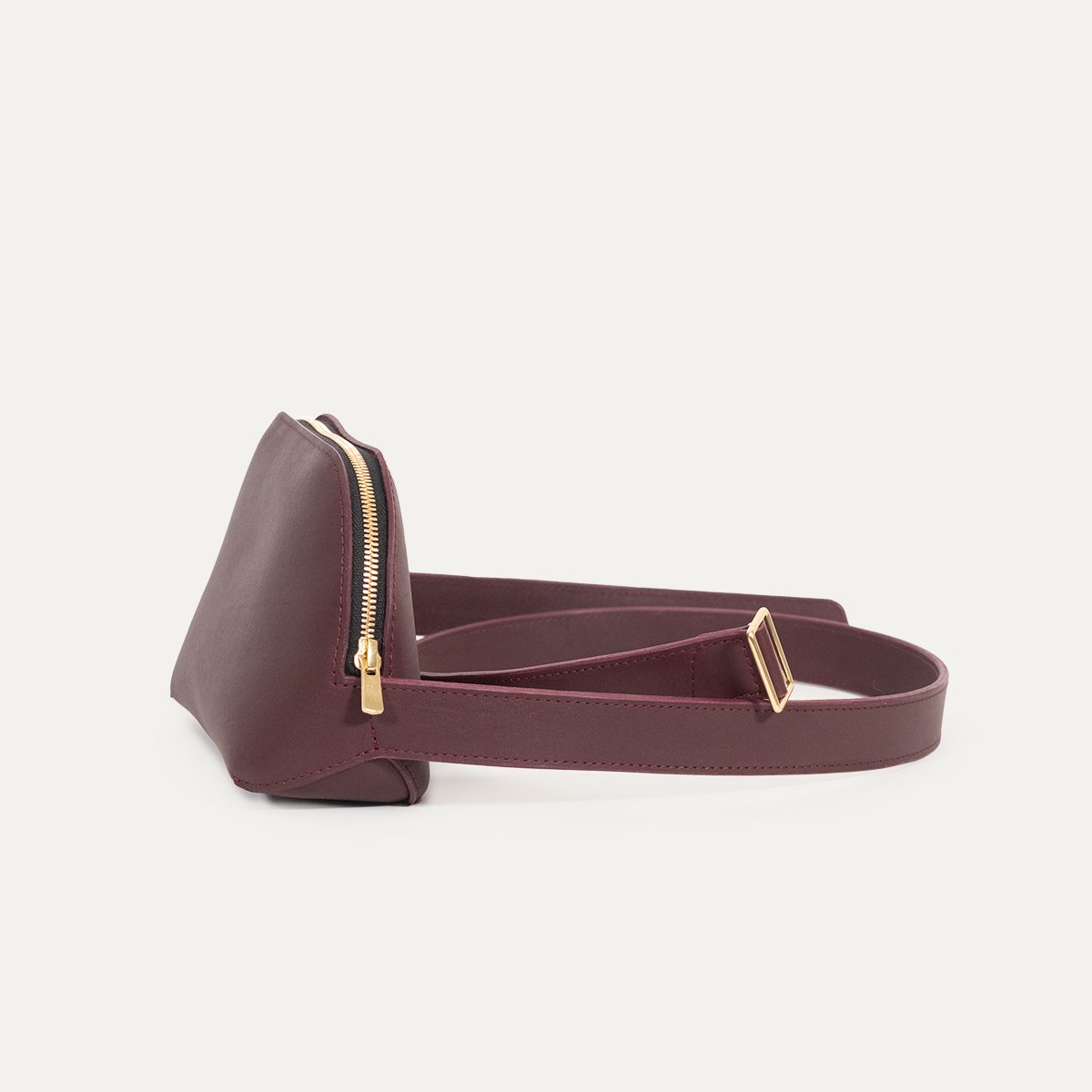Sac ceinture Diastole INER lie de vin, vue de profil
